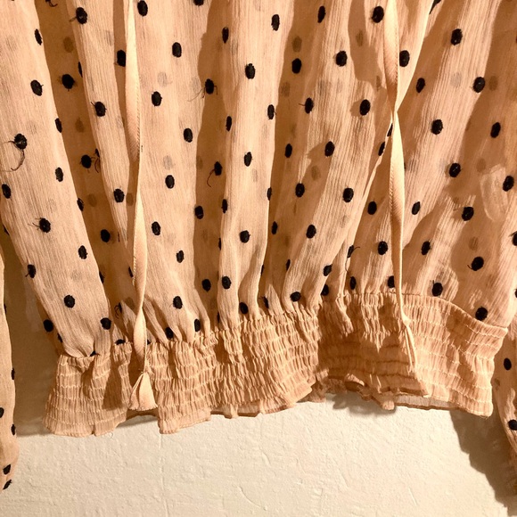 Free People Peach Pink Polka Dot Blouse
Women's (S) - Picture 5 of 9